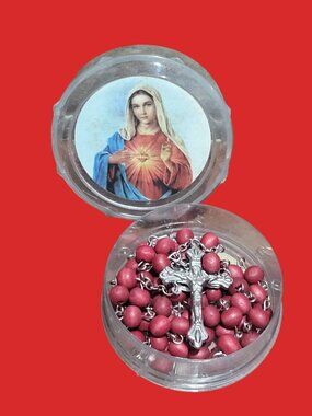 Sacred Heart of Jesus Rosary Necklace